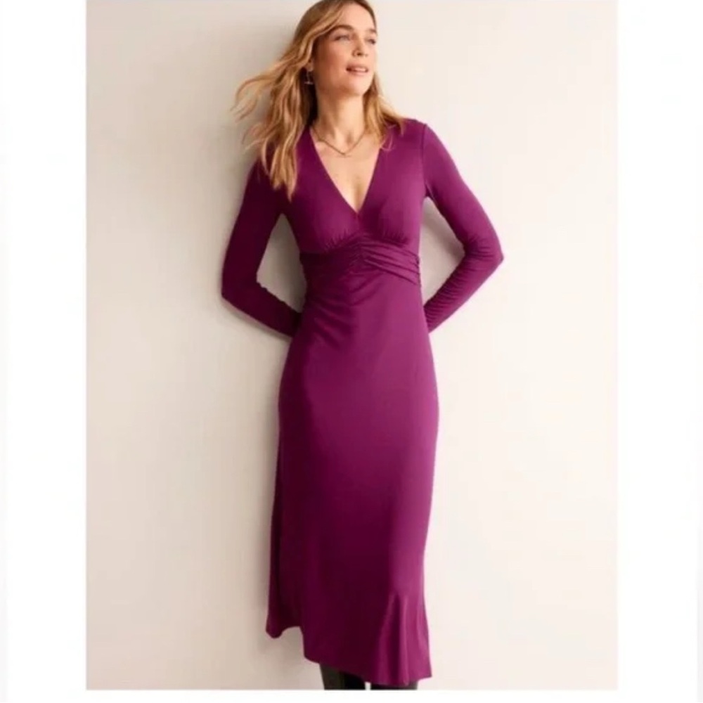 Boden Elodie Empire Midi Dress - Size 10 - NWT